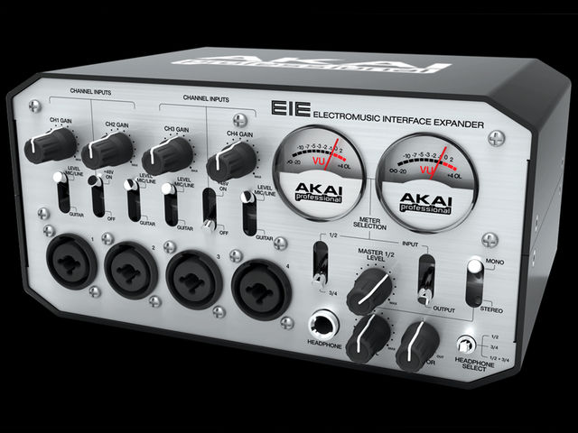Akai EIE I/O USB audio interface From the front