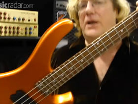 NAMM 2011 VIDEO: Stu Hamm demos his new signature Washburn bass, The Hammer