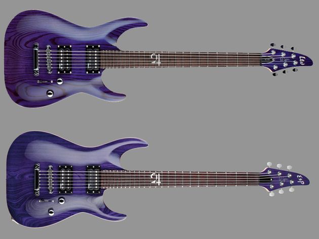 ESP Rob Caggiano (below) & LTD RC-600 (above)