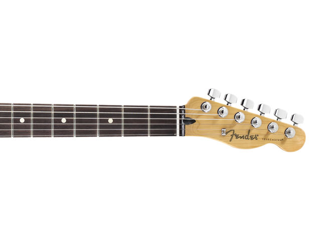 NAMM 2012: Fender introduces new Blacktop guitar models Fender Blacktop Baritone Telecaster - neck and headstock detail