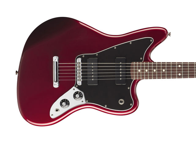 NAMM 2012: Fender introduces new Blacktop guitar models Fender Blacktop Jaguar 90 - body