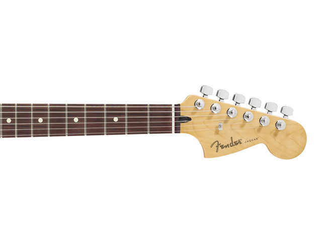 NAMM 2012: Fender introduces new Blacktop guitar models Fender Blacktop Jaguar 90 - neck and headstock detail