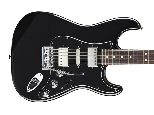 NAMM 2012: Fender introduces new Blacktop guitar models Fender Blacktop Stratocaster HSH - body