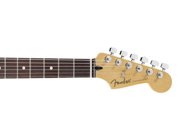 NAMM 2012: Fender introduces new Blacktop guitar models Fender Blacktop Stratocaster HSH - neck and headstock detail