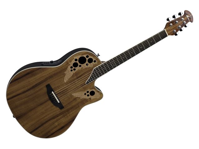 The Standard Elite 2778AX-FKOA's koa top features two flame maple inlays.