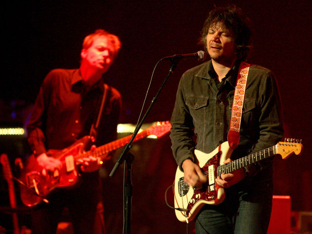 Nels Cline and Jeff Tweedy of Chicago-based alt-rock band Wilco (© Kelly A. Swift/Retna Ltd./Corbis)