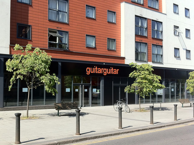 GuitarGuitar's new Epsom store.