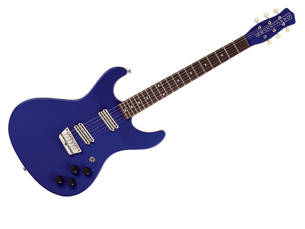 Danelectro Hodad guitar (Blue Metallic)
