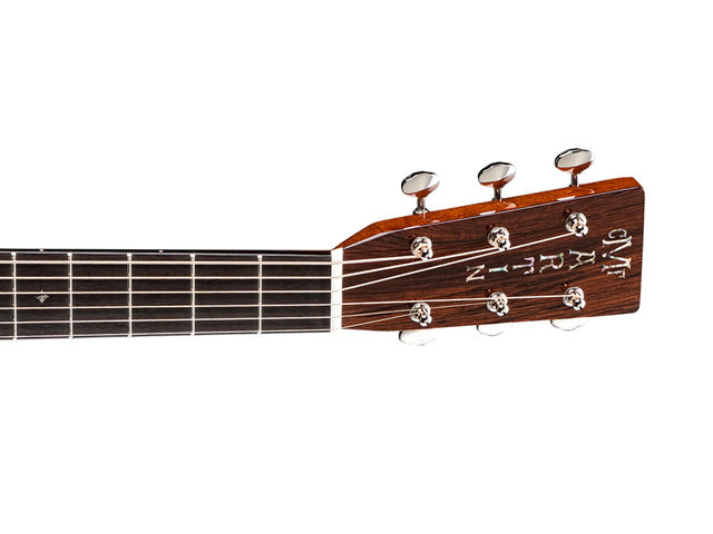 Martin announces the OM Jeff Daniels Custom Artist Edition acoustic guitar OM Jeff Daniels Custom Artist Edition - headstock detail