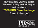 PRS Guitars launch 'free' £500 care package promotion