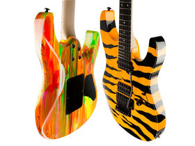 Suhr unveils 80s Shred model - mad paintjobs!