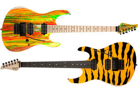 Suhr unveils 80s Shred model - mad paintjobs!