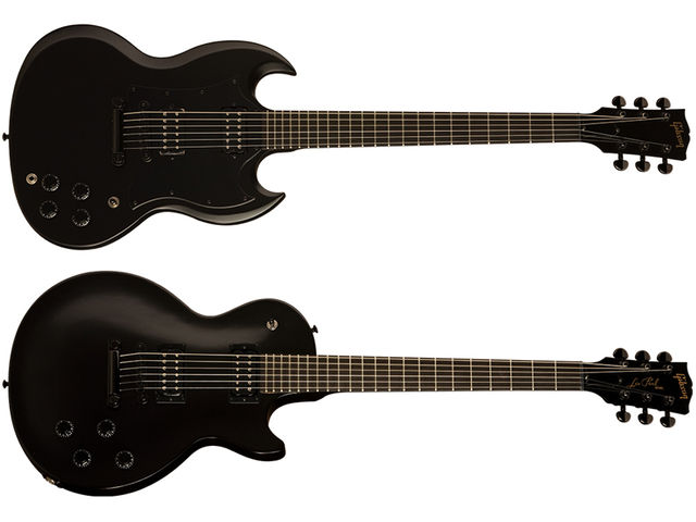 Gibson Gothic Morte 'None more black': Gibson's Gothic Morte duo