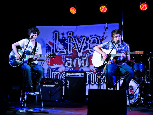 Joe Housley and Tom Bailey blank