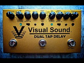 VIDEO: Visual Sound Dual Tap Delay pedal arrives in UK