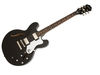 Epiphone Black Royale Dot Featuring a laminated maple body and mahogany neck