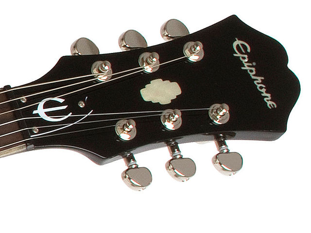 Epiphone Black Royale Dot (headstock)