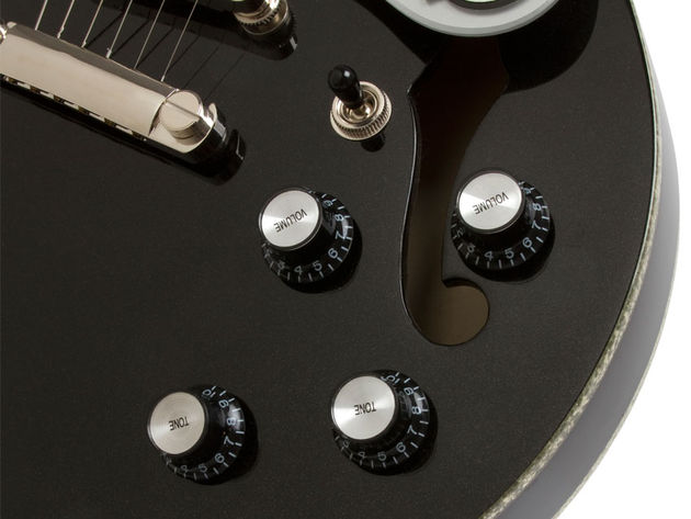 Epiphone Black Royale ES-339 (controls)