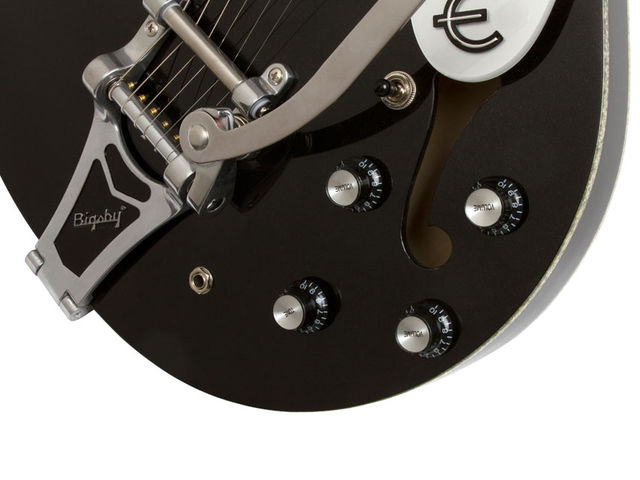 Epiphone Black Royale Riviera Custom P93 (bridge/controls)