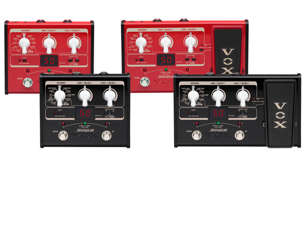 Vox unveils StompLab multi-fx models There are four models in total: the guitar-focussed StompLab IG and IIG (black) and the IB and IIB (red) for bassists.