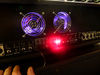 Forza Quattro rear panel The amp even has DMX inputs so you can hook it up to a pro lighting desk