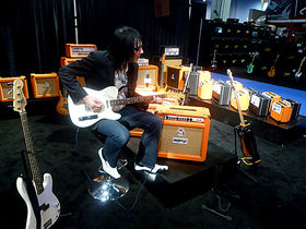 NAMM 2010: Orange Amplifiers stand in pictures