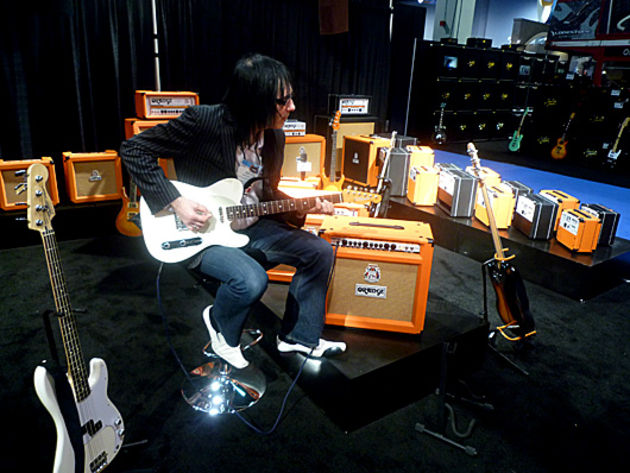The man behind the amps