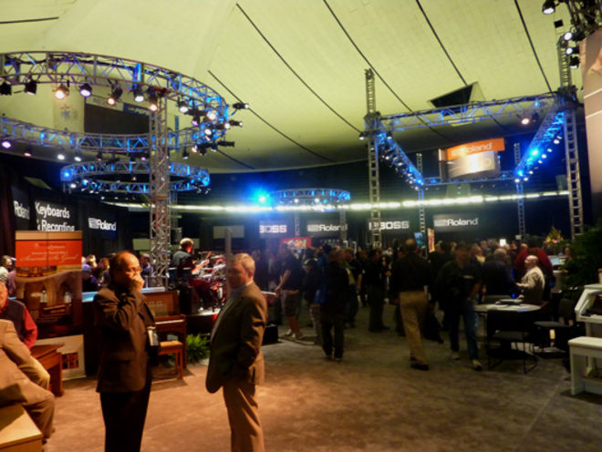 NAMM 2010: Roland stand in pictures