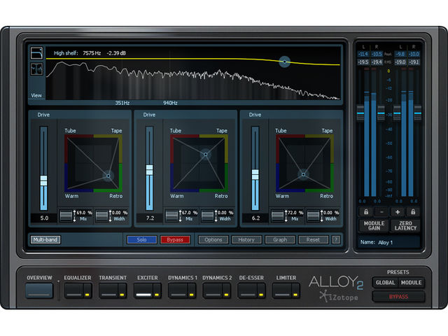 iZotope Alloy 2 iZotope Alloy 2 Exciter