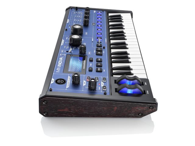 Novation MiniNova Novation MiniNova side.