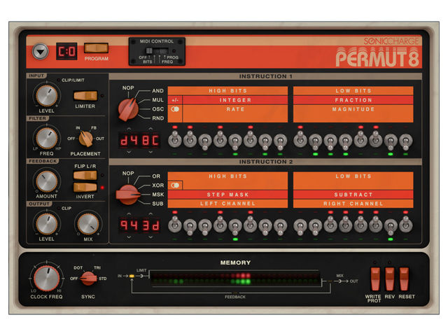 Permut8: "raw and complex but noisy and warm at the same time".