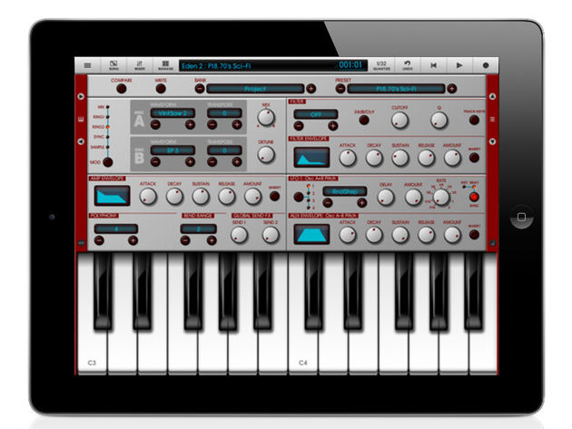 NanoStudio on an iPad: now that's something we've been looking forward to seeing.