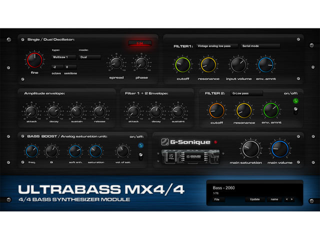 G-Sonique Ultrabass MX4/4