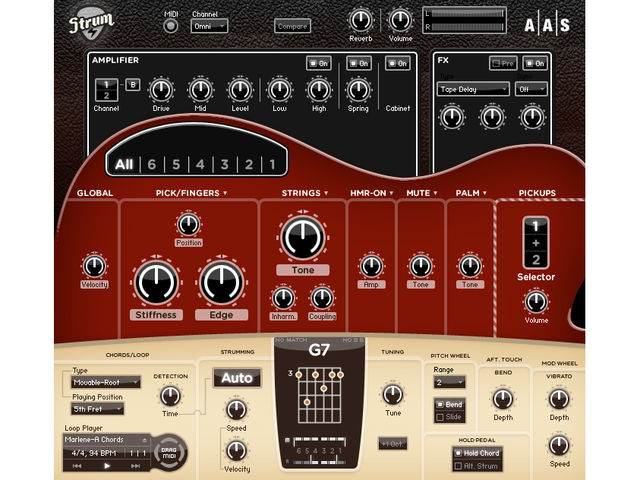 It looks a bit techy, but AAS reckons it's nailed the electric sound with Strum Electric GS-1.