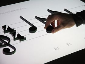 Noteput: next-gen music notation on a table