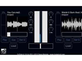 DJPad mixing app for Android tablets