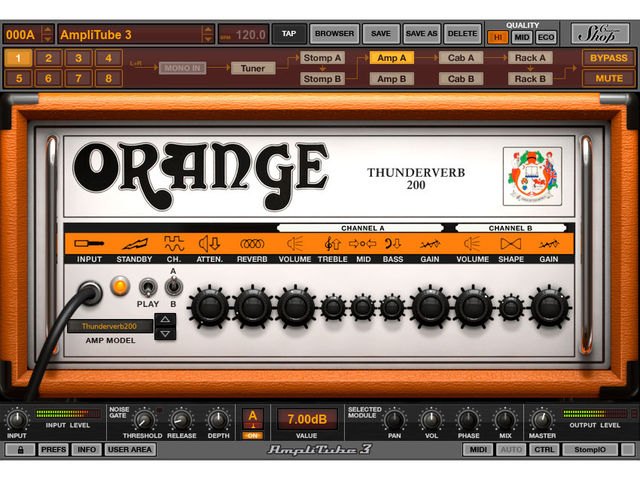 IK Multimedia AmpliTube Orange
