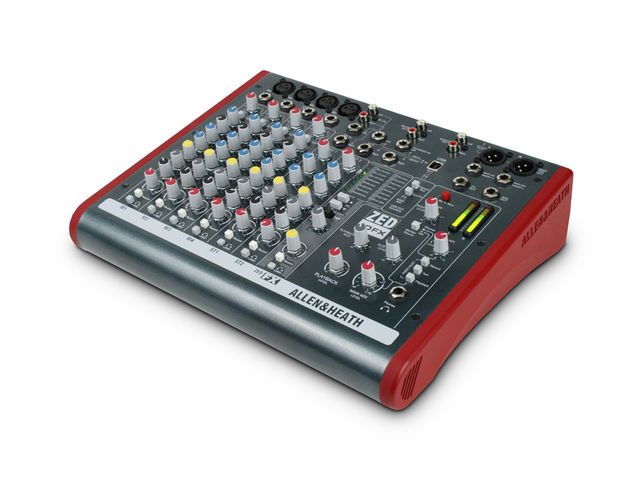 Allen & Heath ZED-10FX The ZED-10FX also features an FX processor.