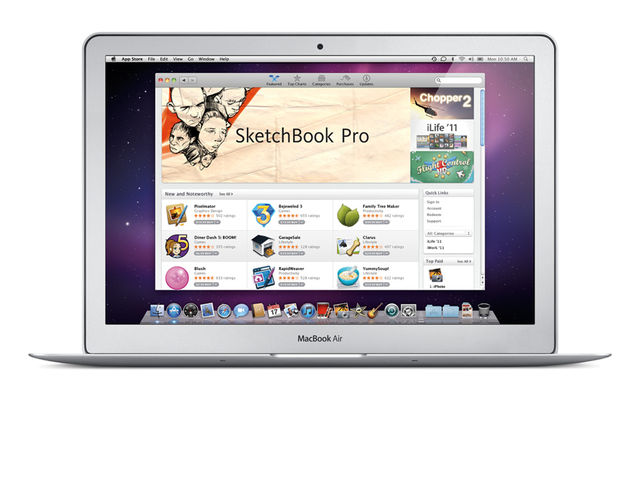 The Mac App Store: yes, it's got Angry Birds in it.