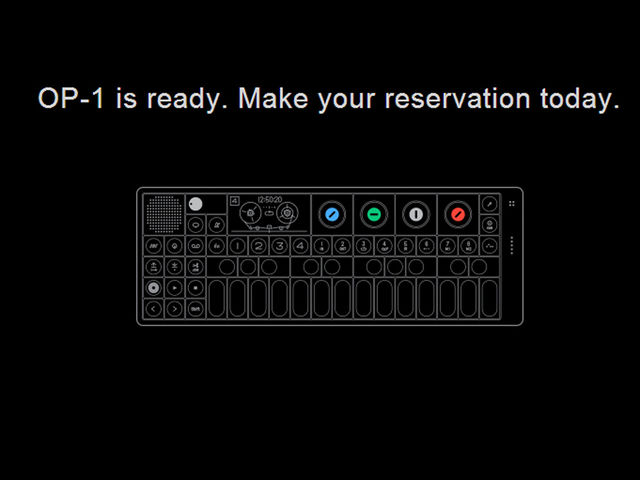 The OP-1 annoucement we've been waiting for.