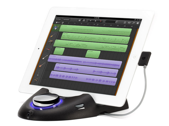 Griffin StudioConnect Griffin's StudioConnect: an I/O-stuffed iPad stand. Click the photo for more images.