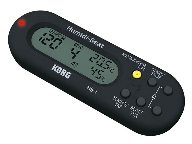 The Humidi-Beat enables you to keep constant watch on your instrument's environment.