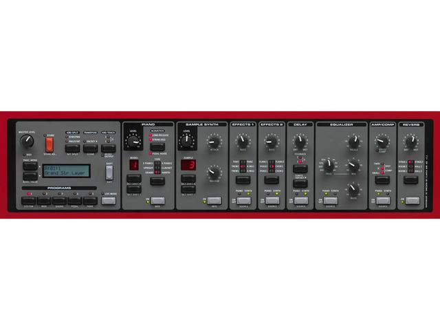 Nord Piano 2 controls blank