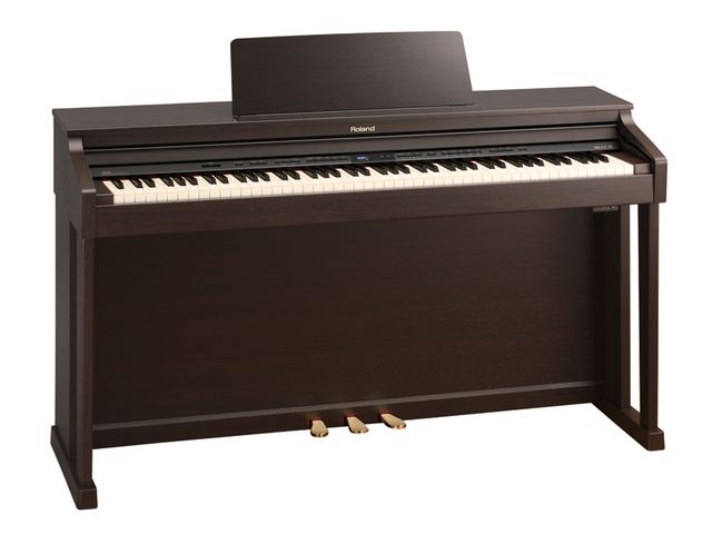 The entry-level Roland HP503 in Satin Rosewood finish.