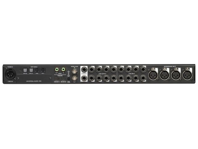 Universal Audio Apollo rear blank