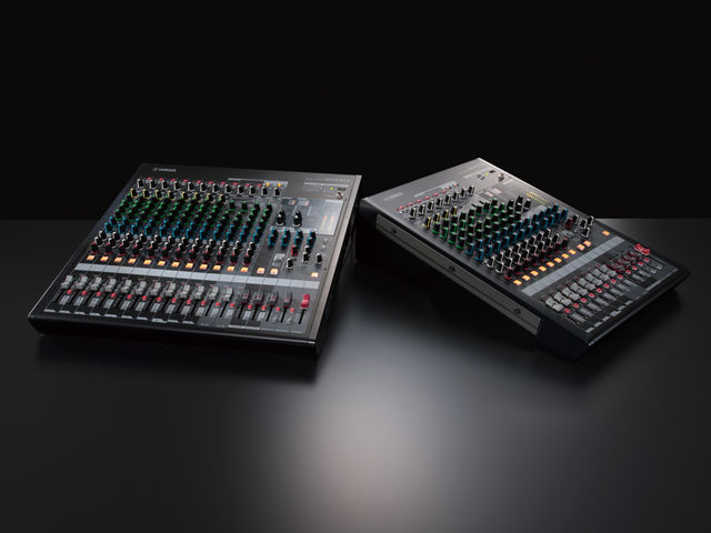 Yamaha MGP12X and MGP16X: hybrid mixers.