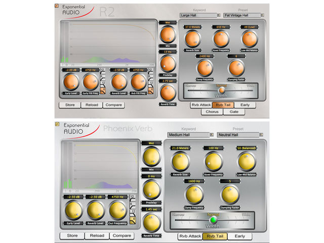Exponential Audio PheonixVerb and R2