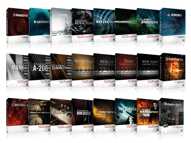 Meet the family: the full Komplete 7 line-up.
