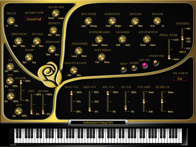 Sound Magic Rose Whisper Piano