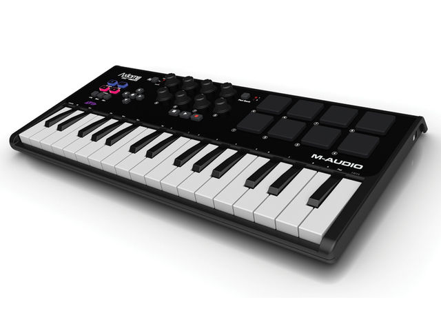 M-Audio Axiom A.I.R.: the 32-note model has mini keys.